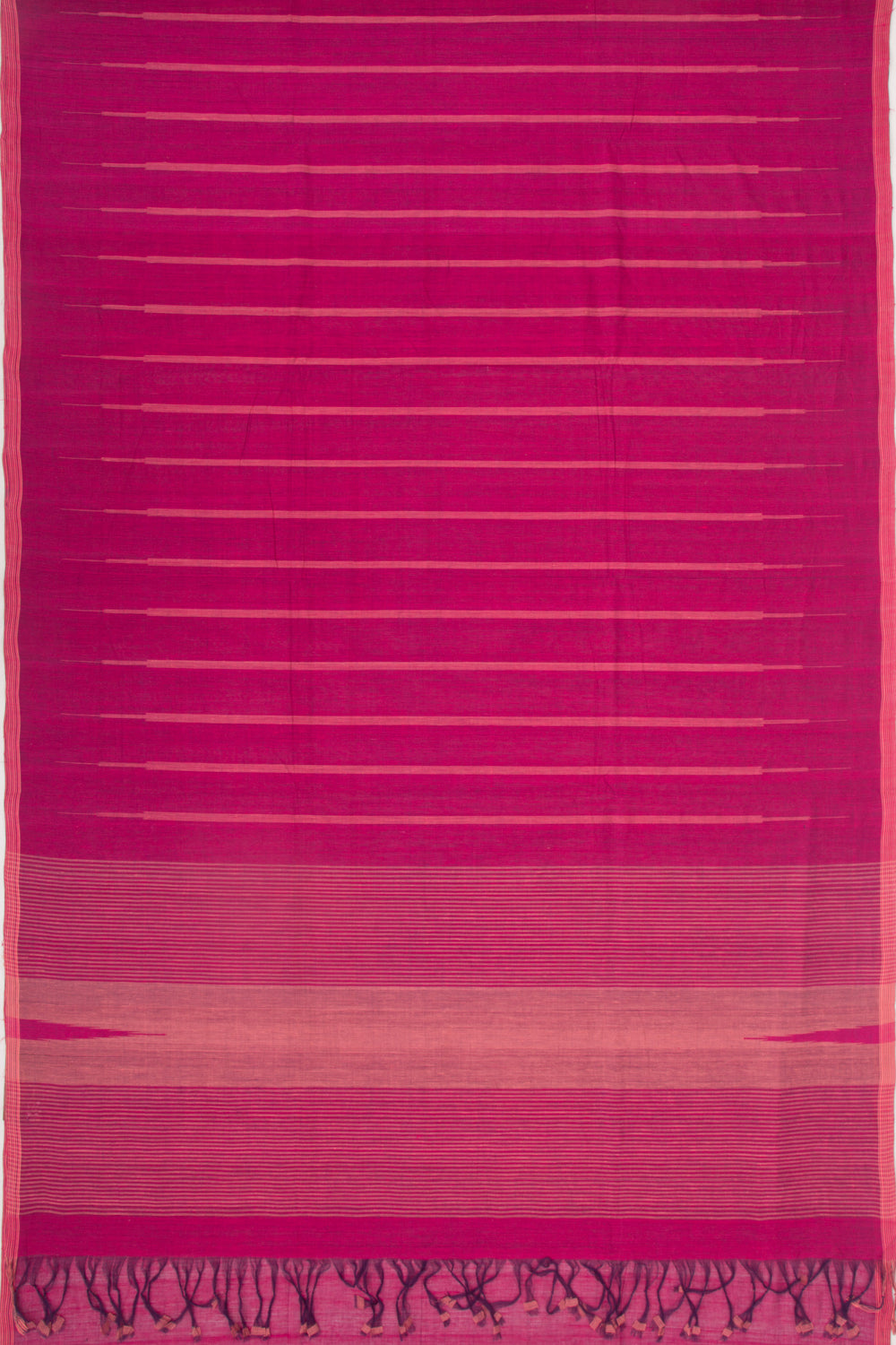 Ponduru Handspun Cotton Vertical Lines Purple Saree