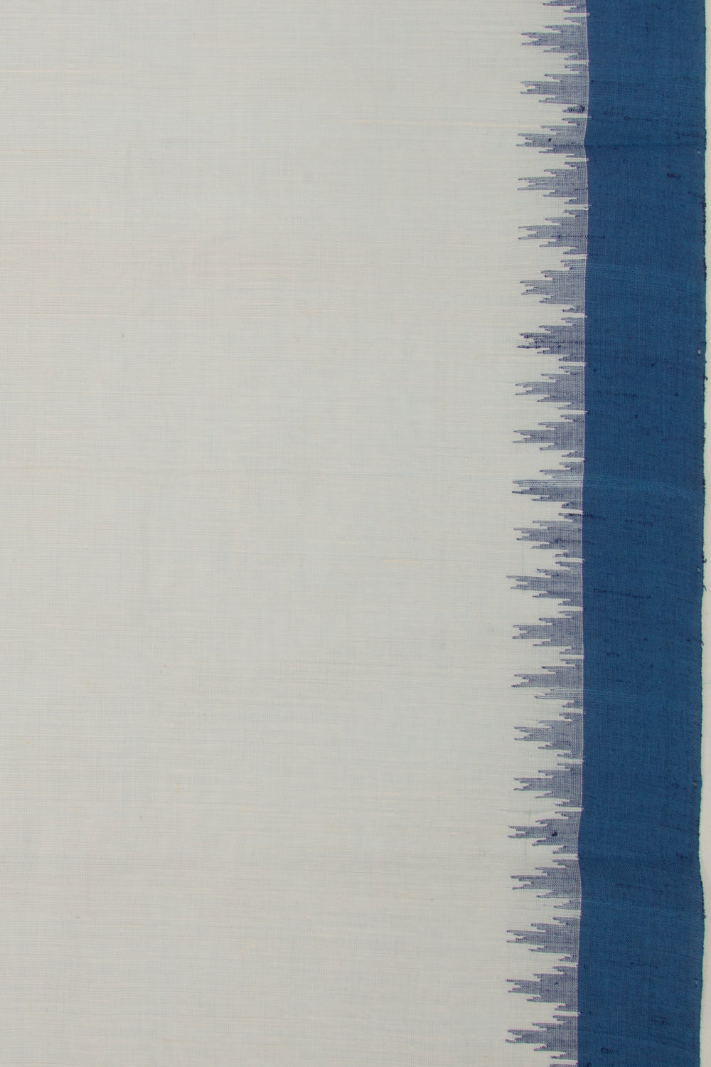 Ponduru Handspun Cotton Plain Pastel Blue Saree