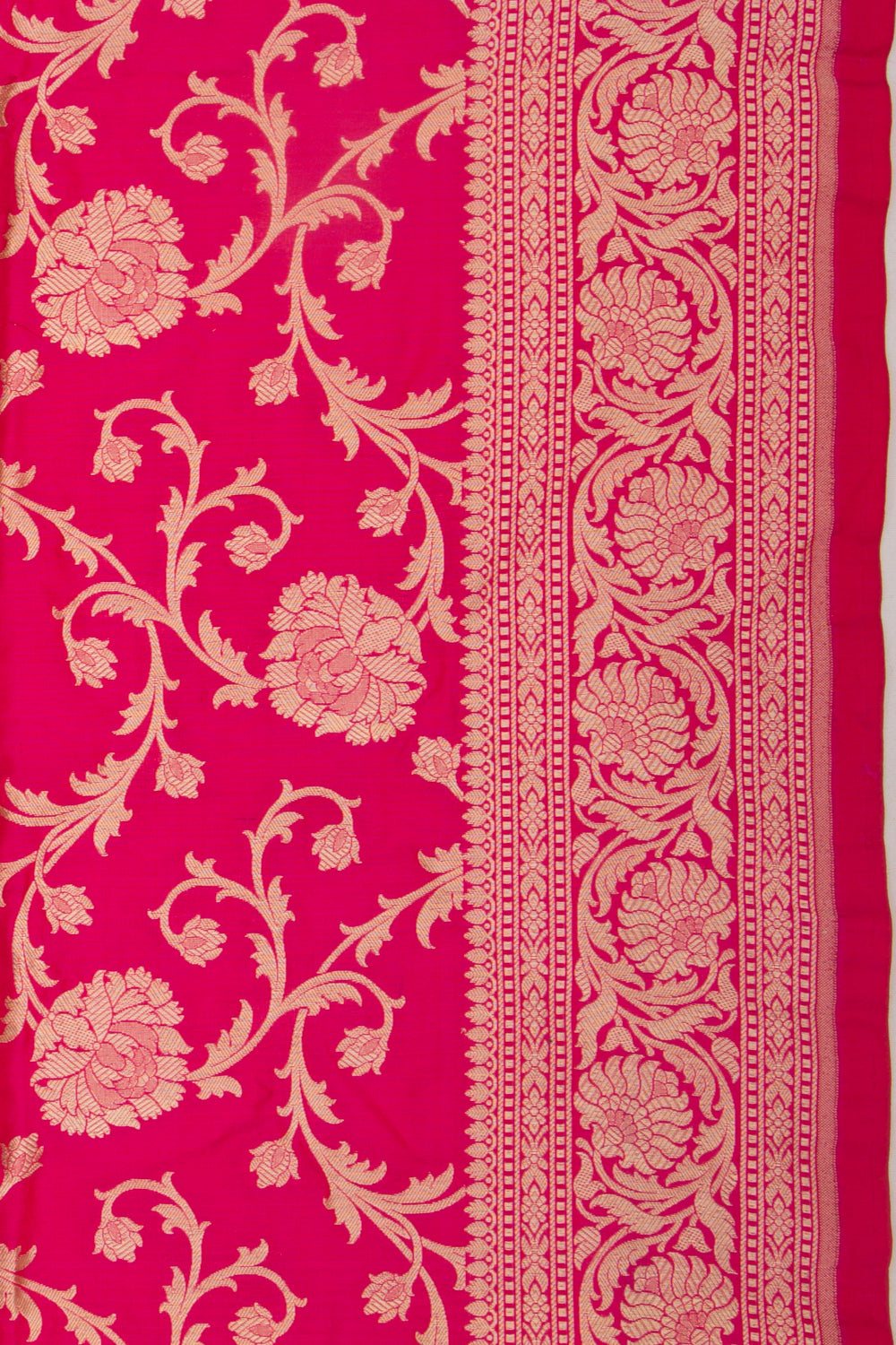 Banarasi Silk Jaal Pink Saree