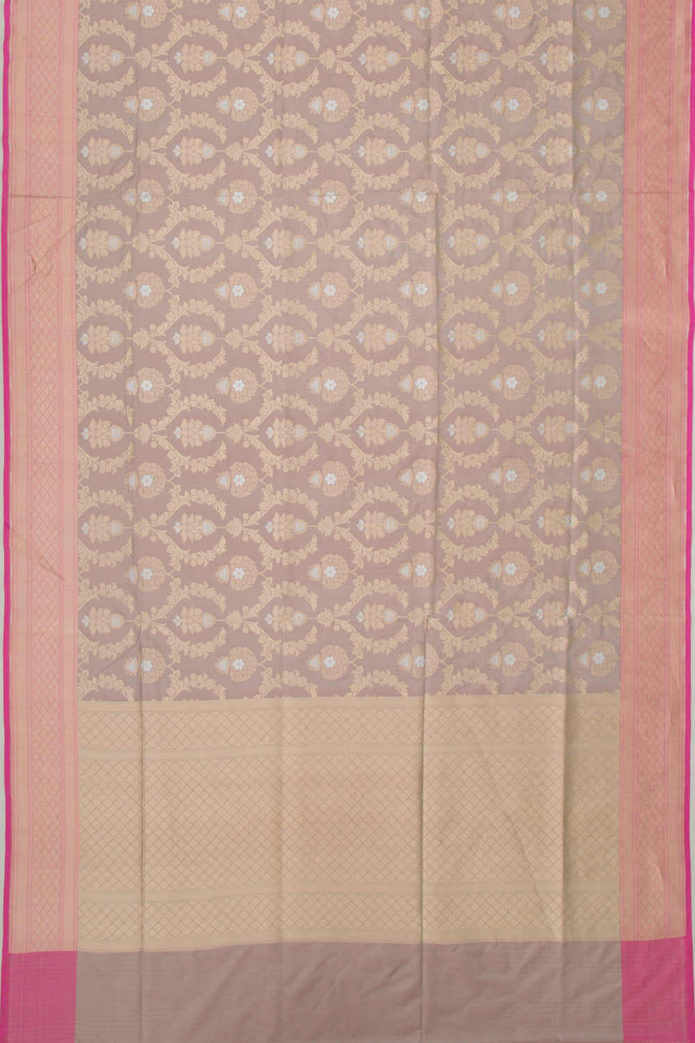 Banarasi Silk Jaal Snuff Saree