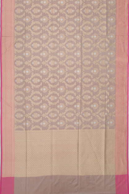 Banarasi Silk Jaal Snuff Saree