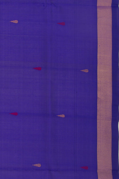 Uppada Silk Butta Royal Blue Saree