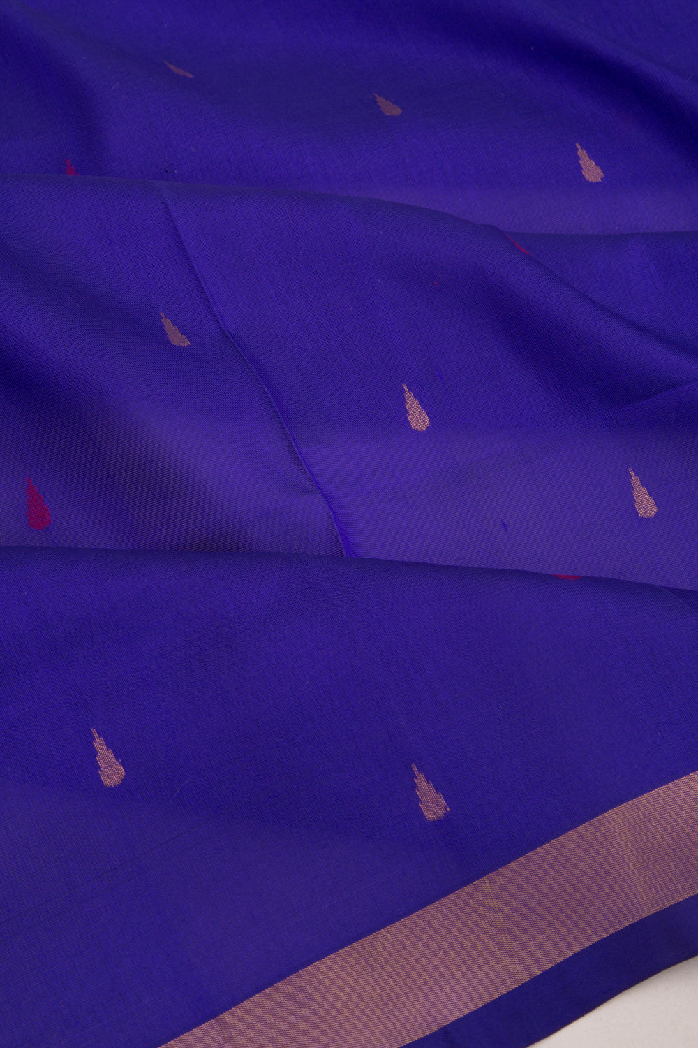 Uppada Silk Butta Royal Blue Saree