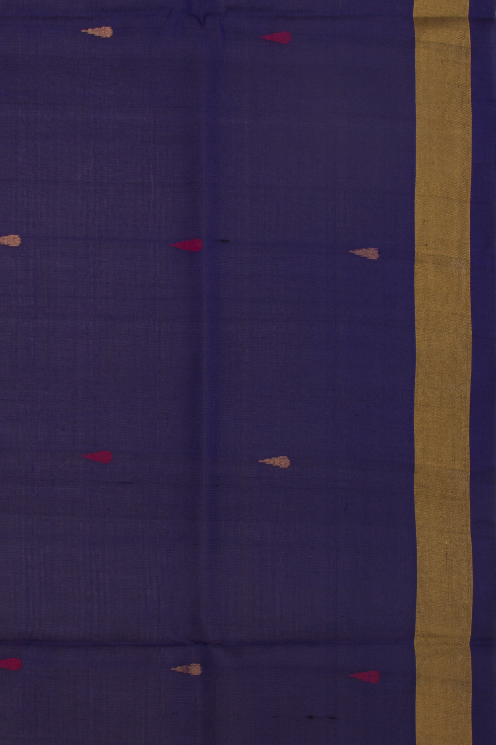 Uppada Silk Butta Dark Blue Saree