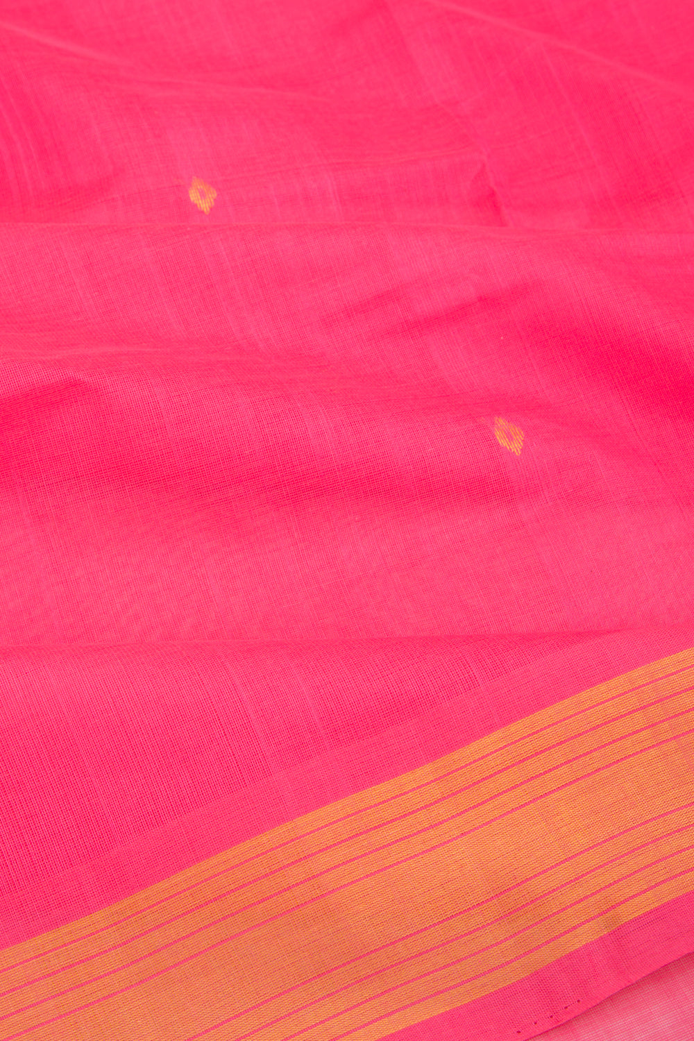 Mangalgiri Cotton Butta Pink Saree