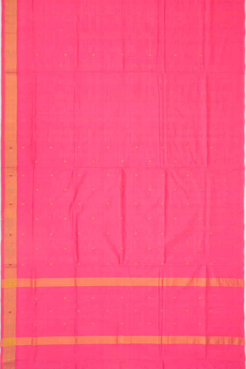 Mangalgiri Cotton Butta Pink Saree