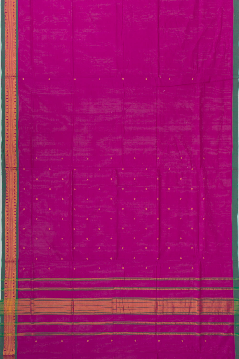 Mangalgiri Cotton Butta Purple Saree