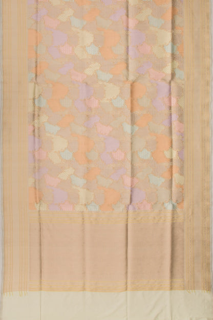 Banarasi Silk Jaal Rangkat Pastel Green Saree