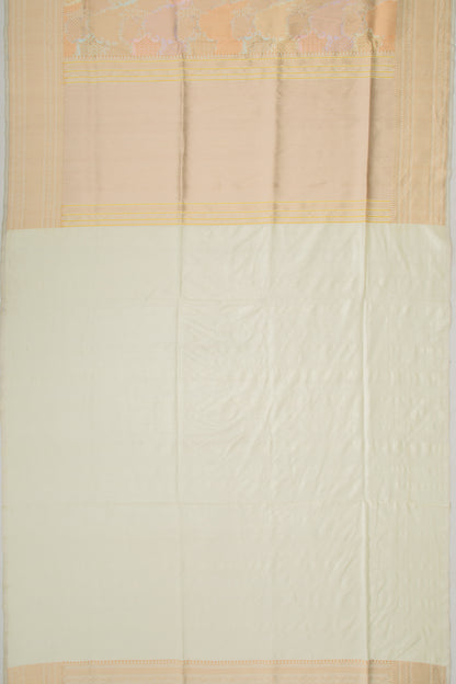 Banarasi Silk Jaal Rangkat Pastel Green Saree