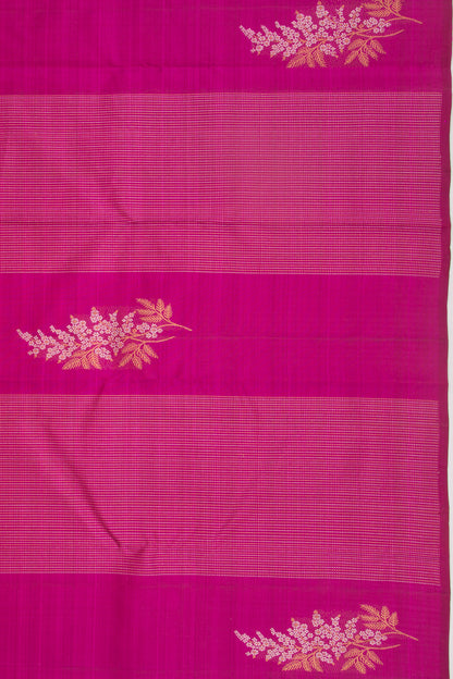 Kanchipuram Silk Brocade Purple Saree