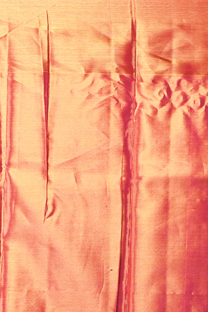 Kanchipuram Silk Tissue Jaal Green Saree