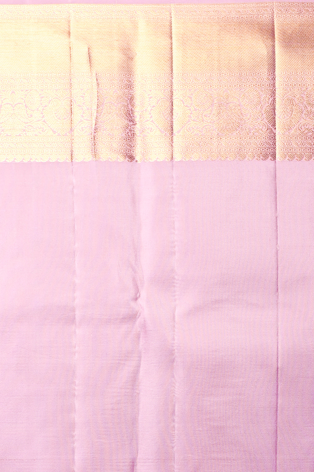 Kanchipuram Silk Brocade Lavender Saree