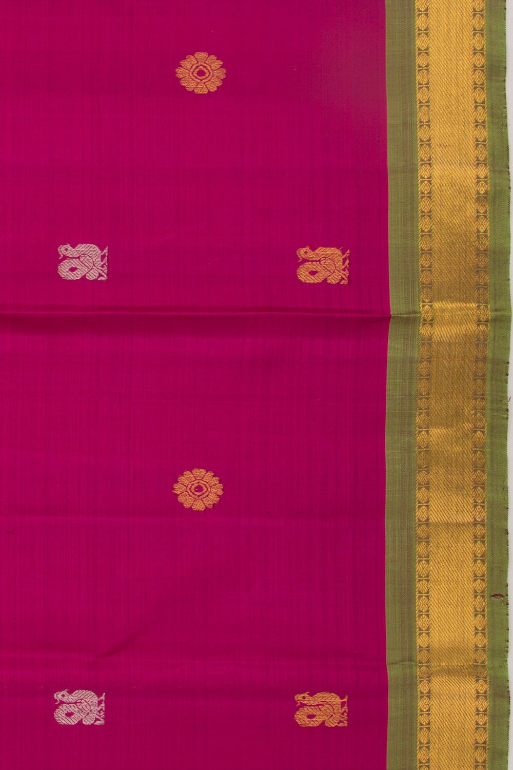 Kanchipuram Silk Butta Purple Saree