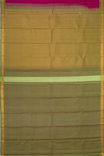 Kanchipuram Silk Butta Purple Saree