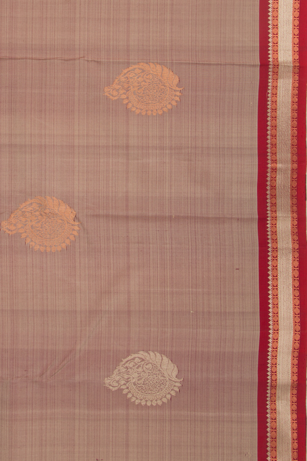 Kanchipuram Silk Butta Grey Saree