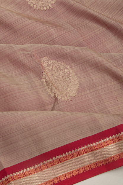 Kanchipuram Silk Butta Grey Saree