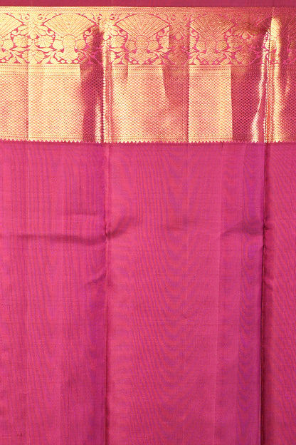 Kanchipuram Silk Butta Pink Saree