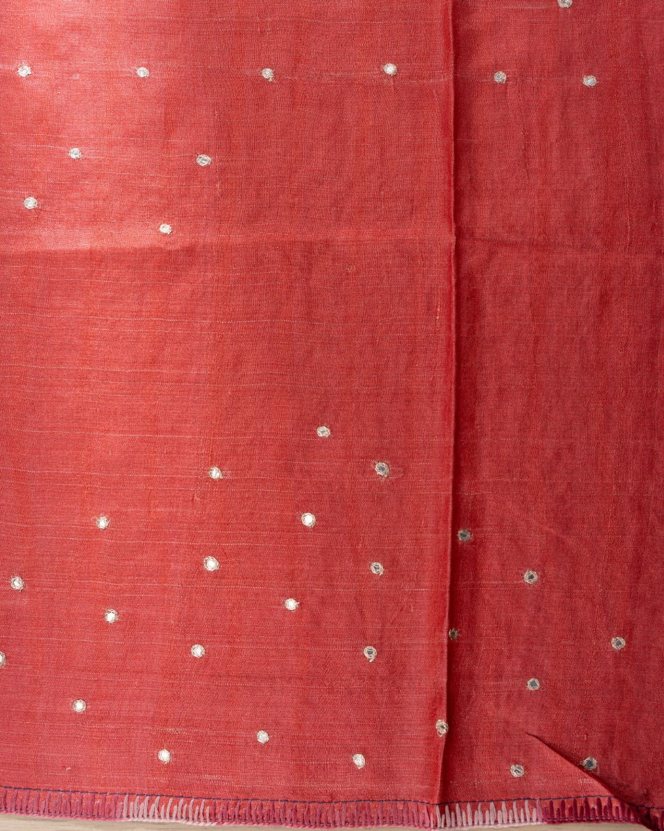 Tussar Pichwai Printed And Embroidery Yellow Saree