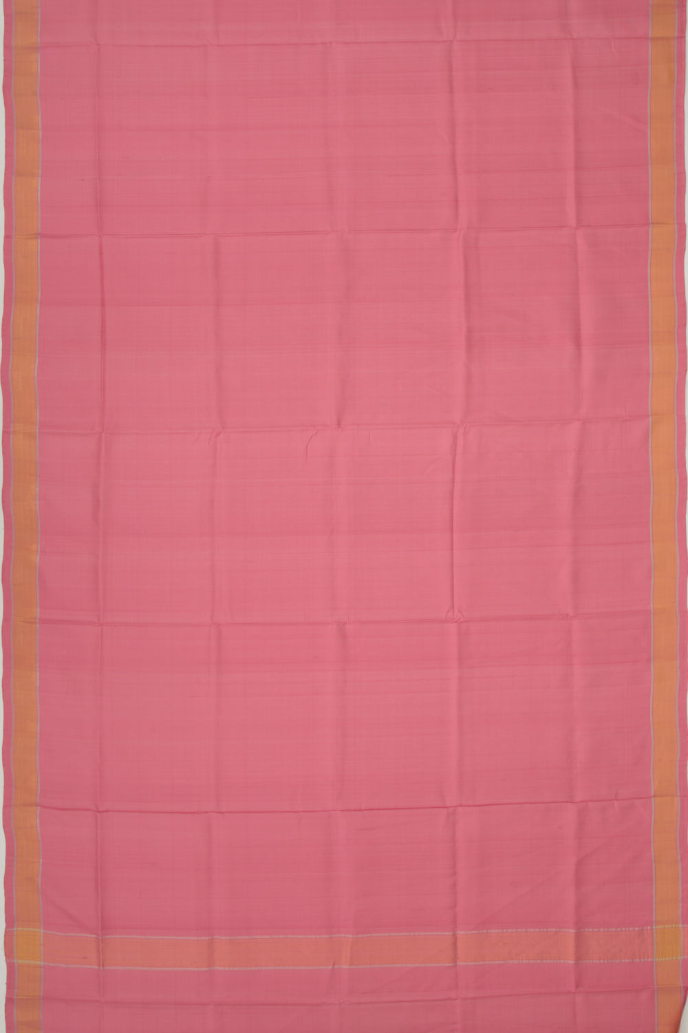 Uppada Silk Plain Pink Saree