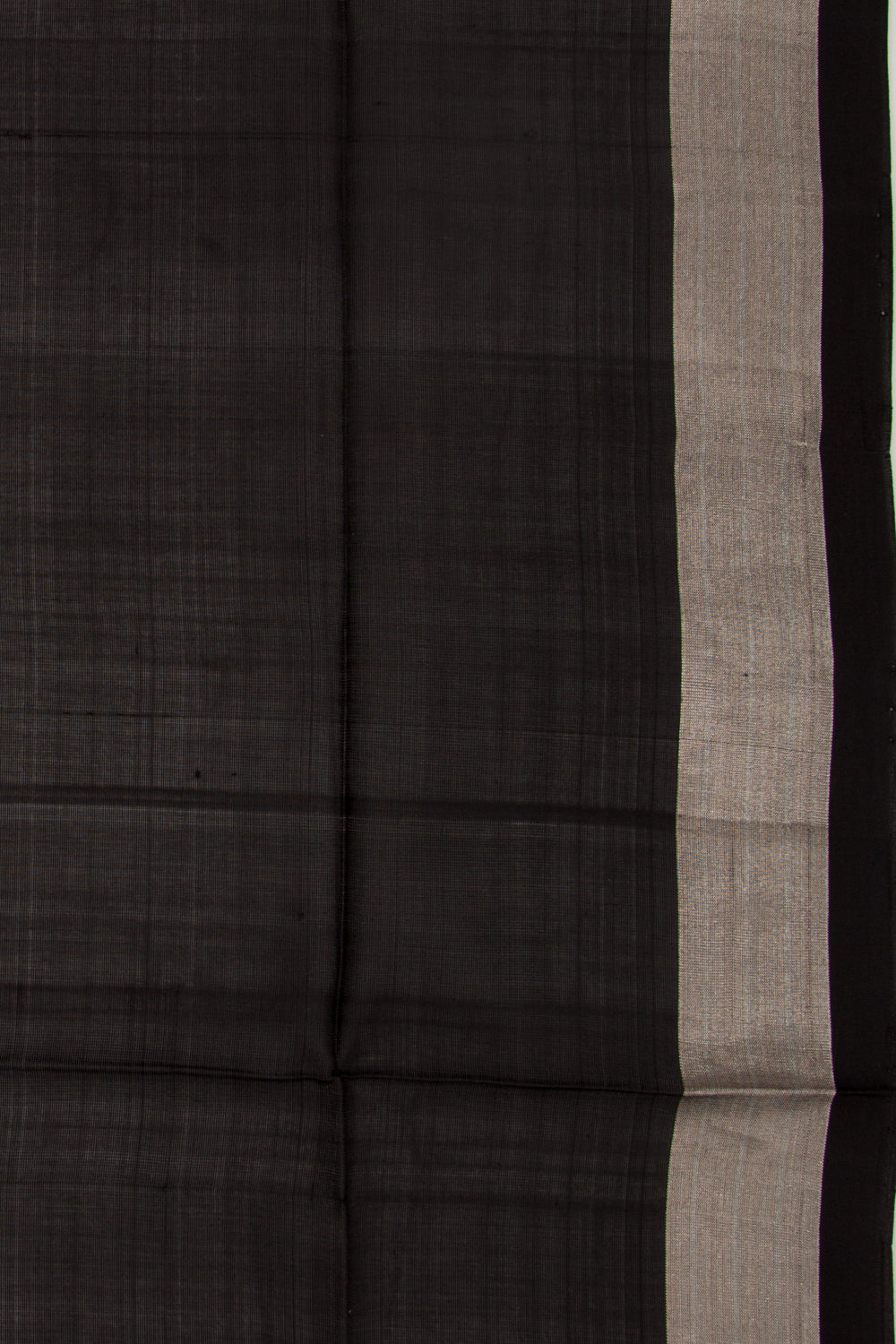 Uppada Silk Plain Black Saree