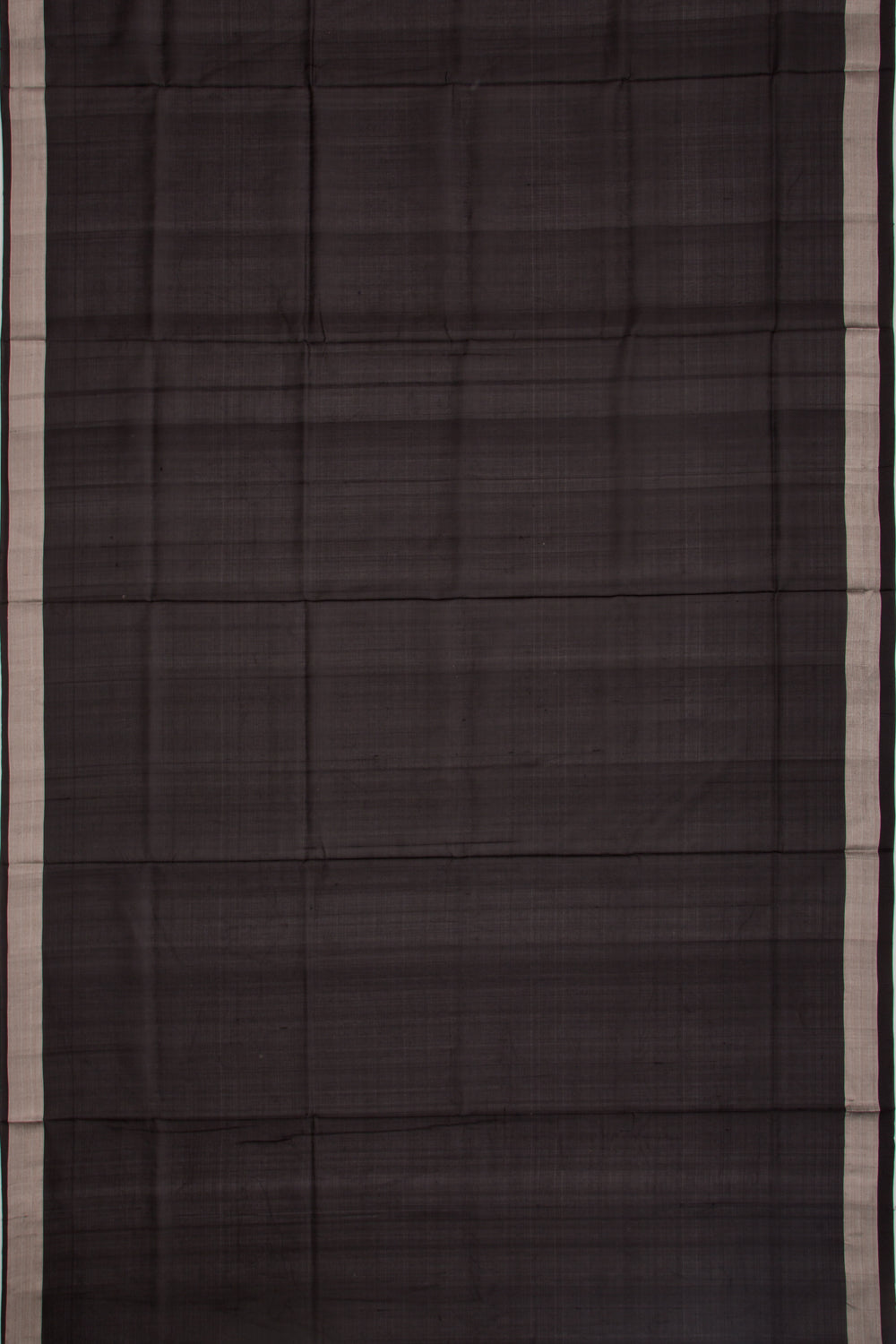 Uppada Silk Plain Black Saree