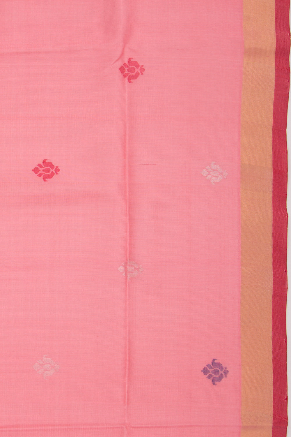 Uppada Silk Butta Baby Pink Saree