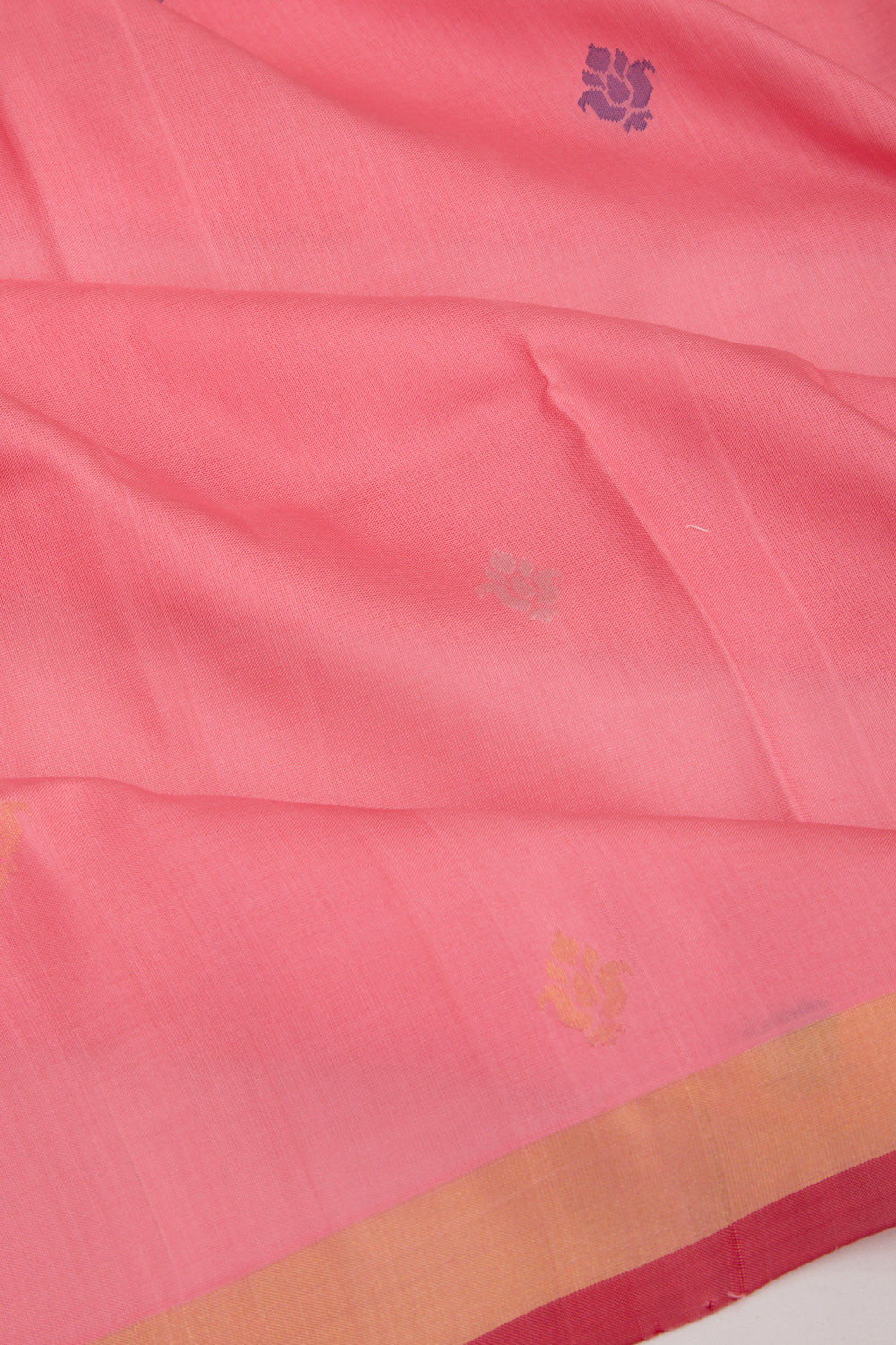 Uppada Silk Butta Baby Pink Saree