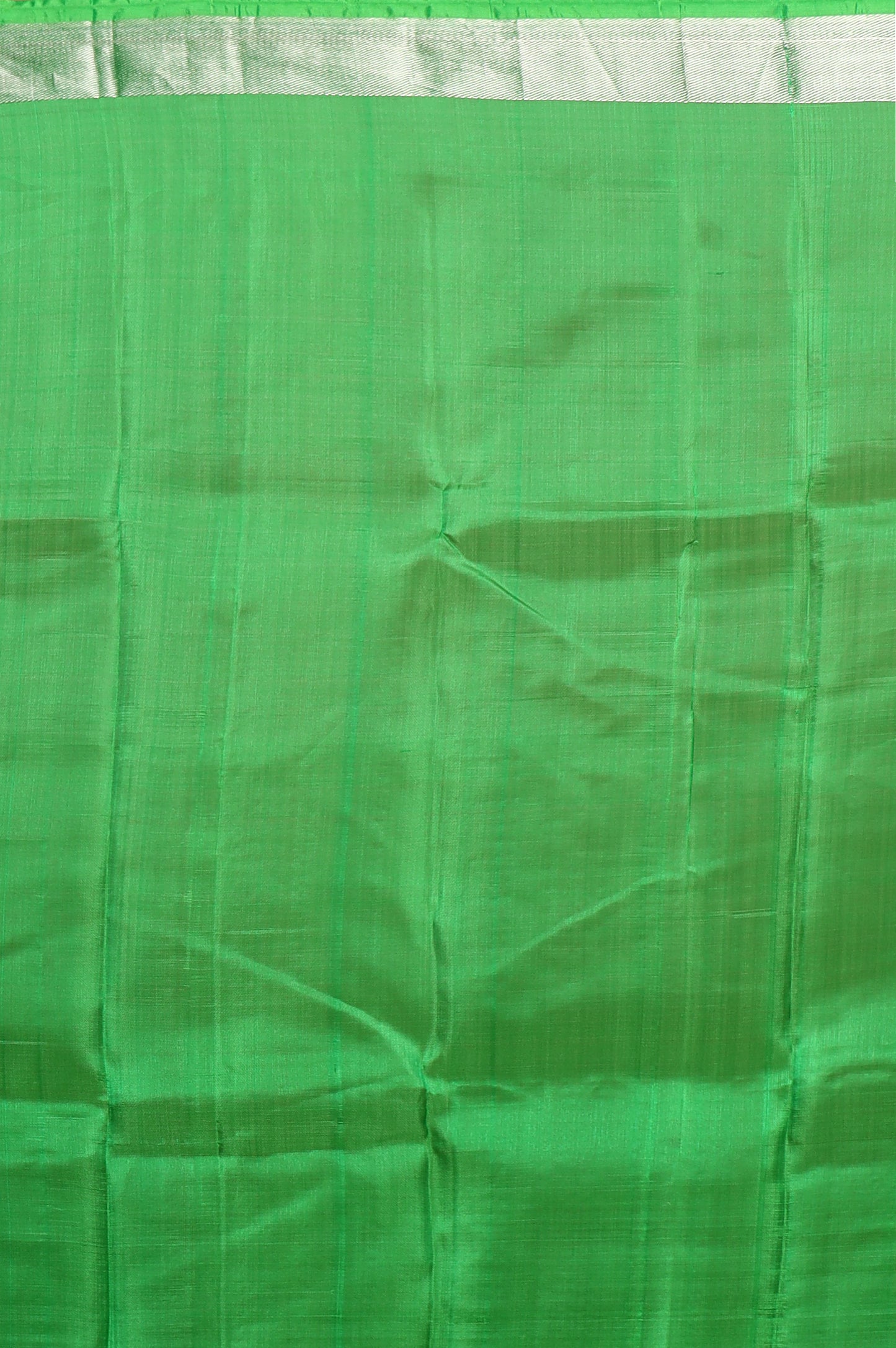 Linen Plain Peach Saree DM