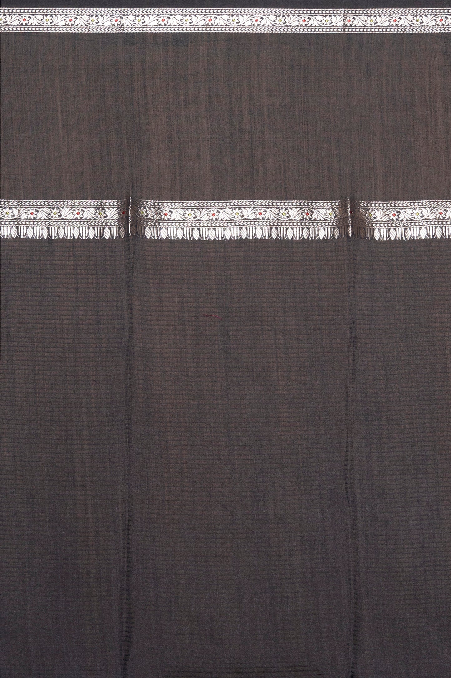 Organza Polka Dot Butta Black Saree