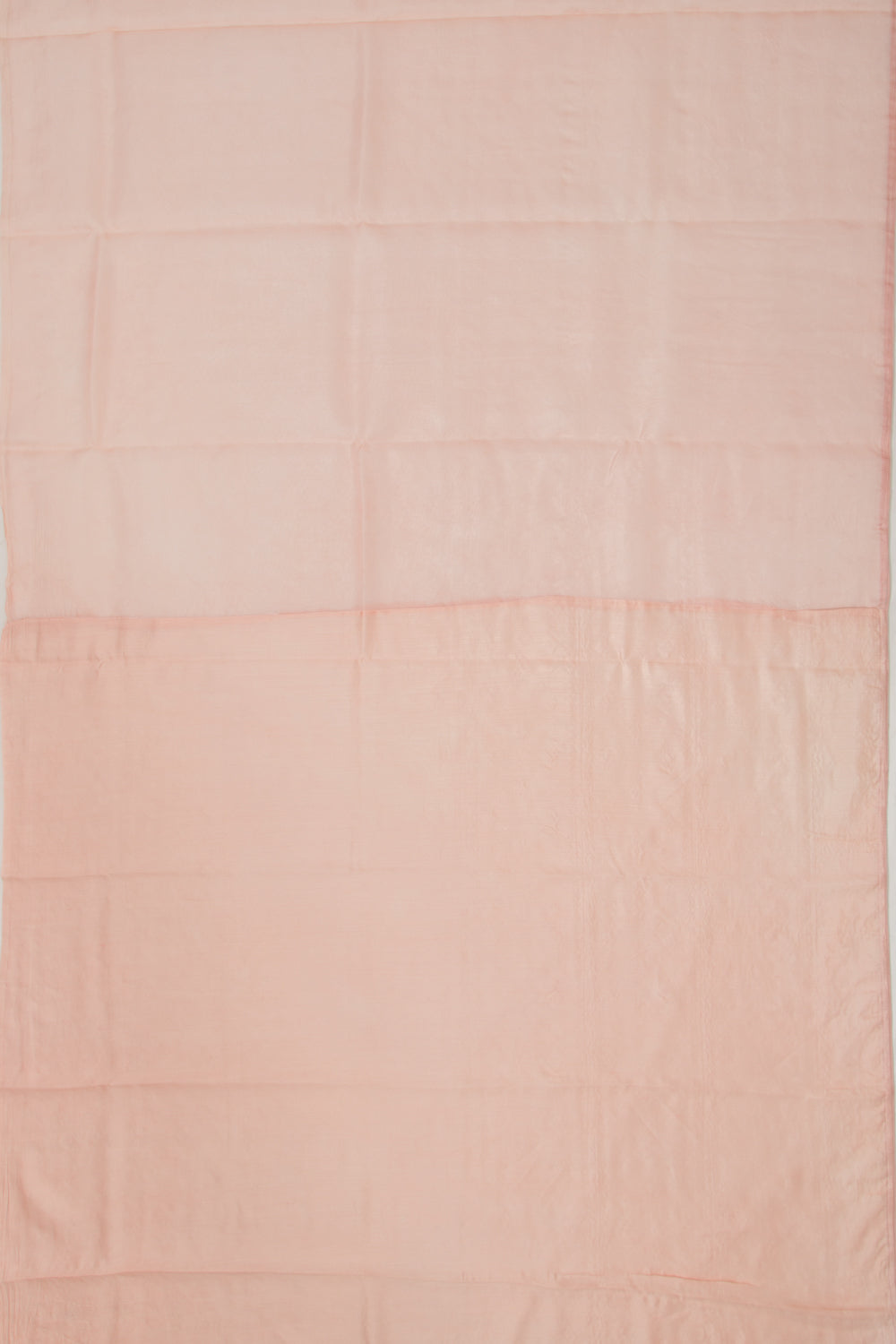 Organza Embroidery Butta Pastel Orange Saree