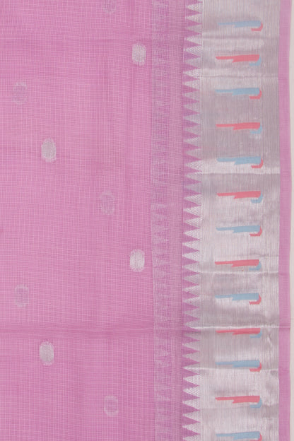 Kota Soft Silk Butta Pink Saree