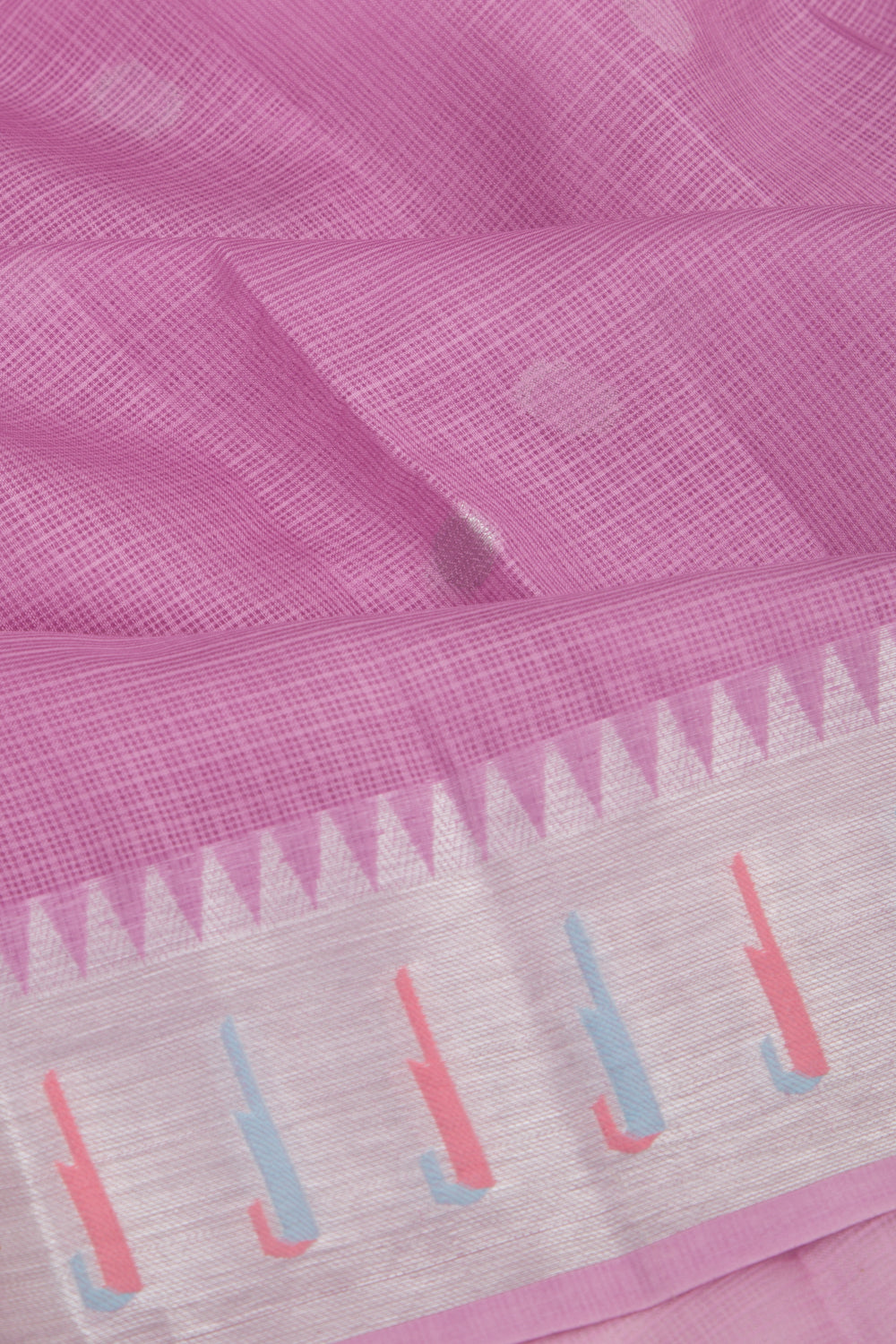 Kota Soft Silk Butta Pink Saree
