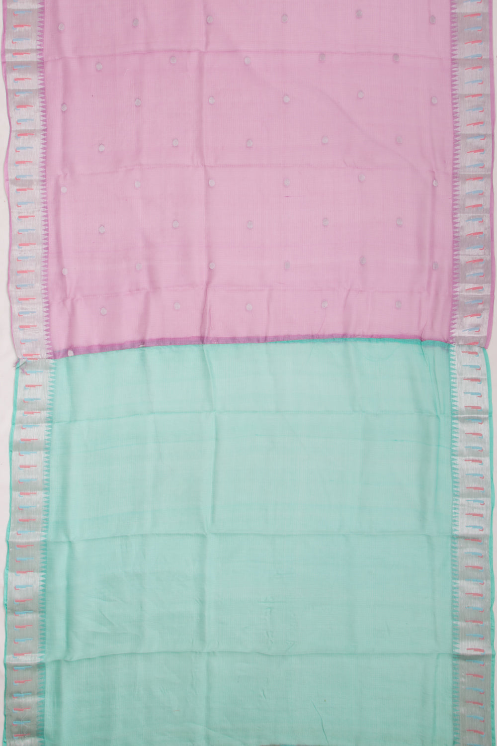 Kota Soft Silk Butta Pink Saree