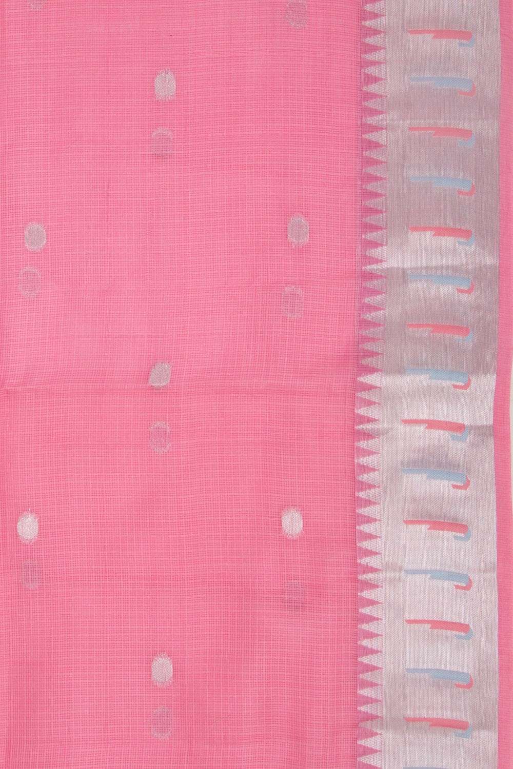 Kota Soft Silk Butta Pink Saree