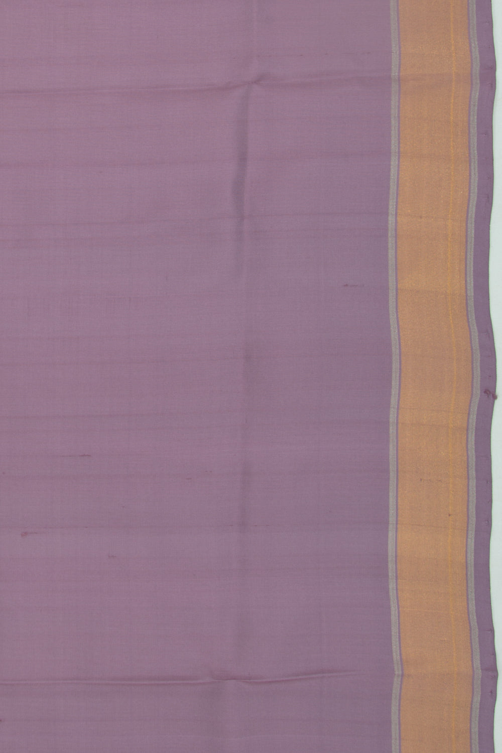 Uppada Silk Plain Lilac Saree