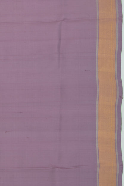 Uppada Silk Plain Lilac Saree
