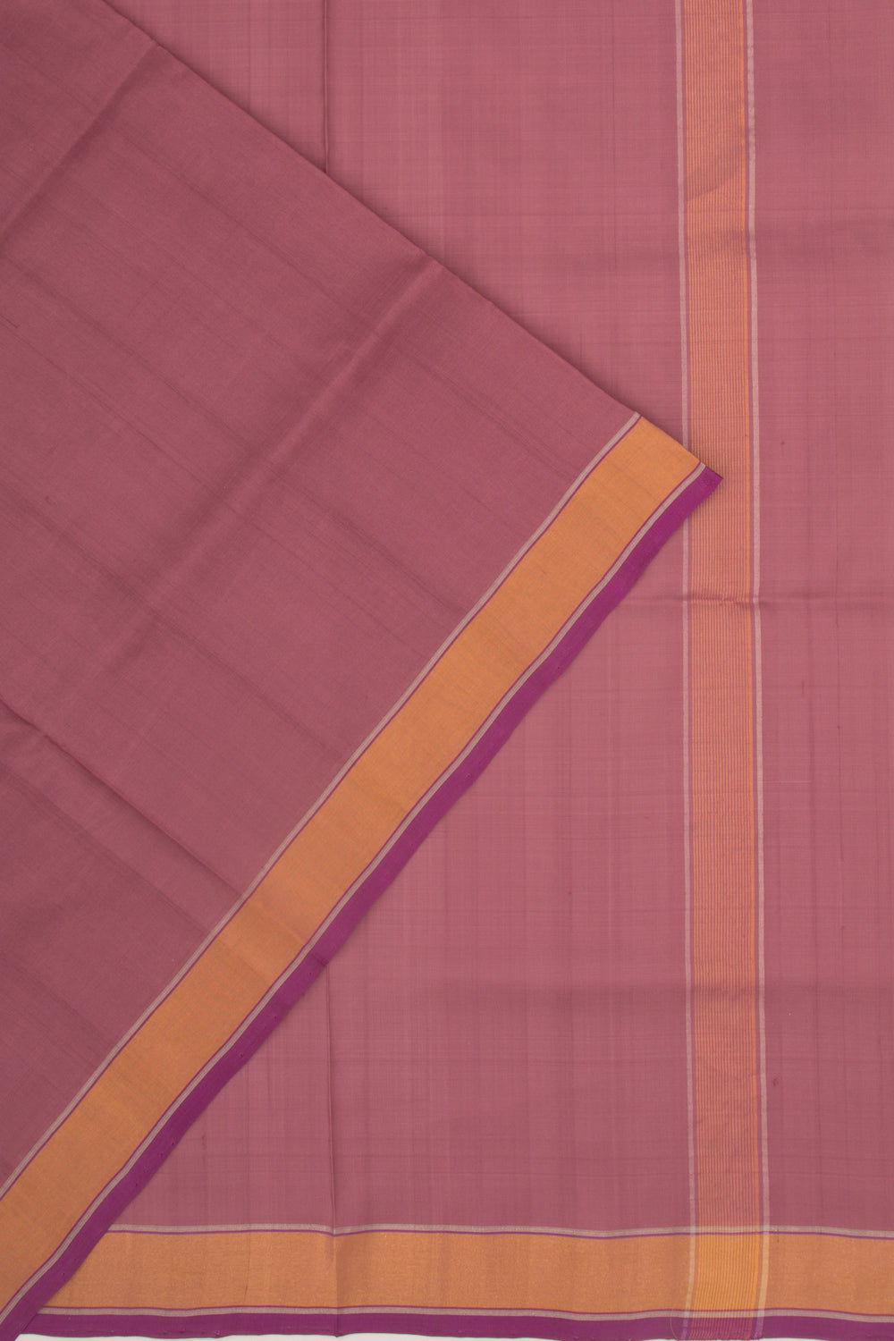 Uppada Silk Plain Lilac Saree