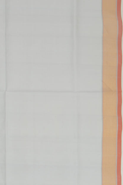 Uppada Silk Plain Grey Saree