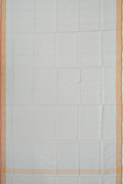 Uppada Silk Plain Grey Saree