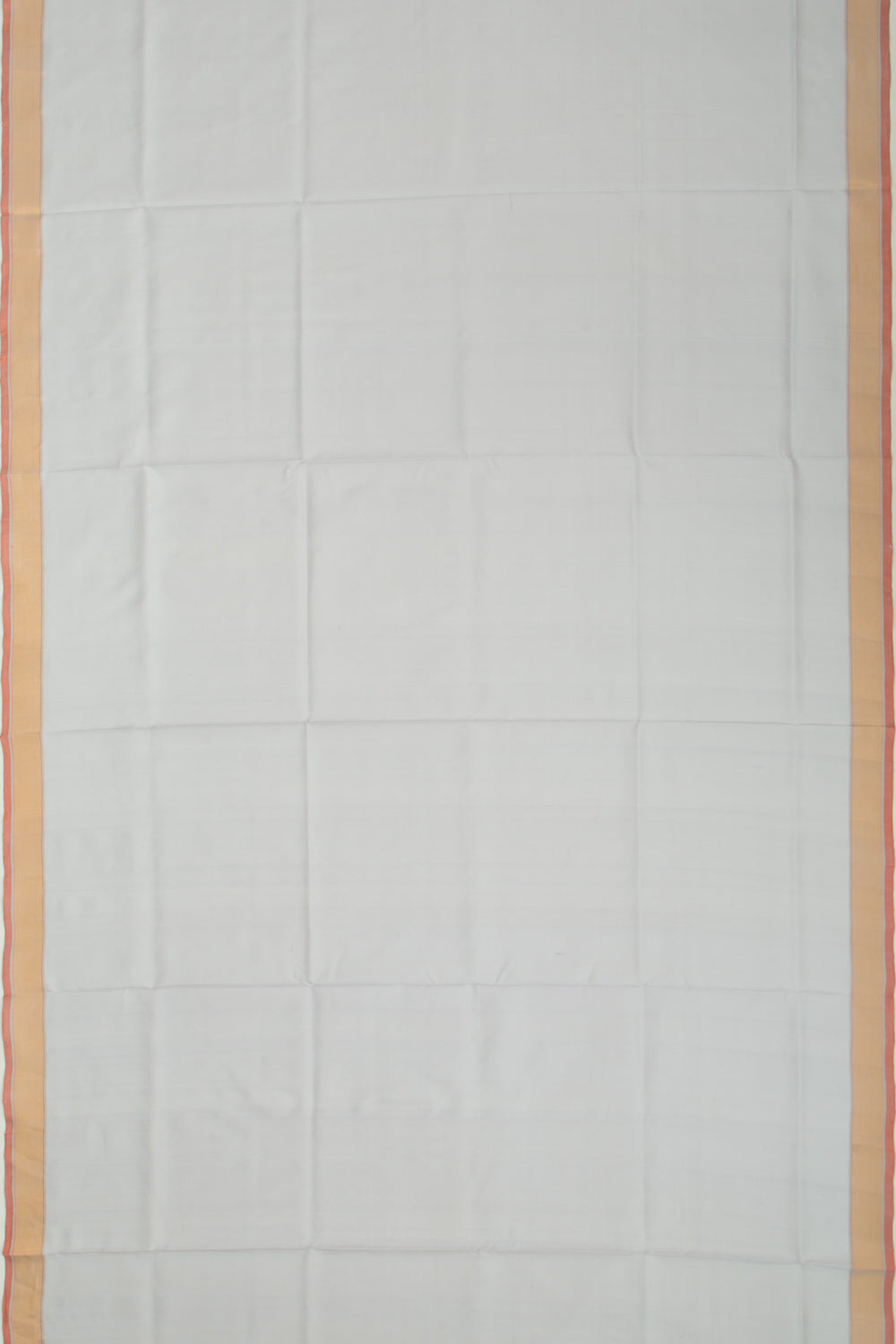 Uppada Silk Plain Grey Saree