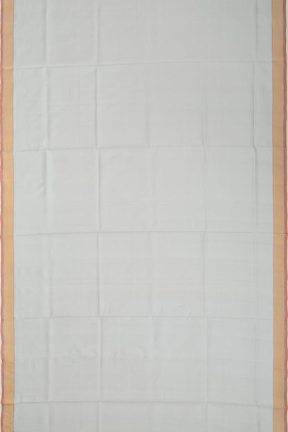 Uppada Silk Plain Grey Saree