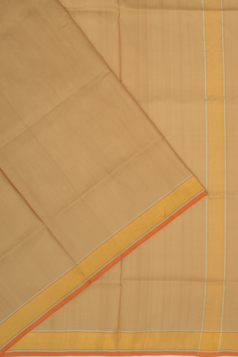 Uppada Silk Plain Beige Saree