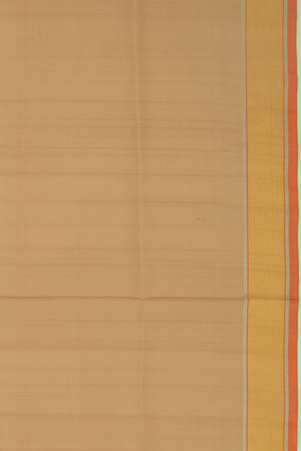 Uppada Silk Plain Beige Saree