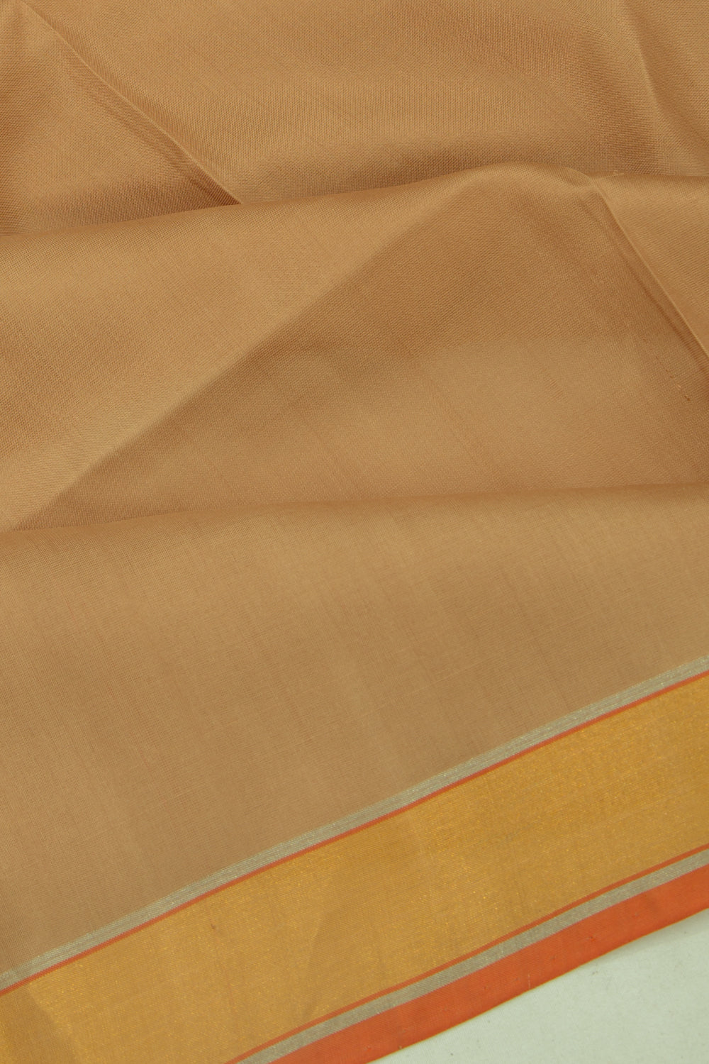 Uppada Silk Plain Beige Saree