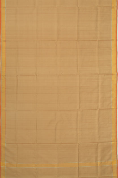Uppada Silk Plain Beige Saree