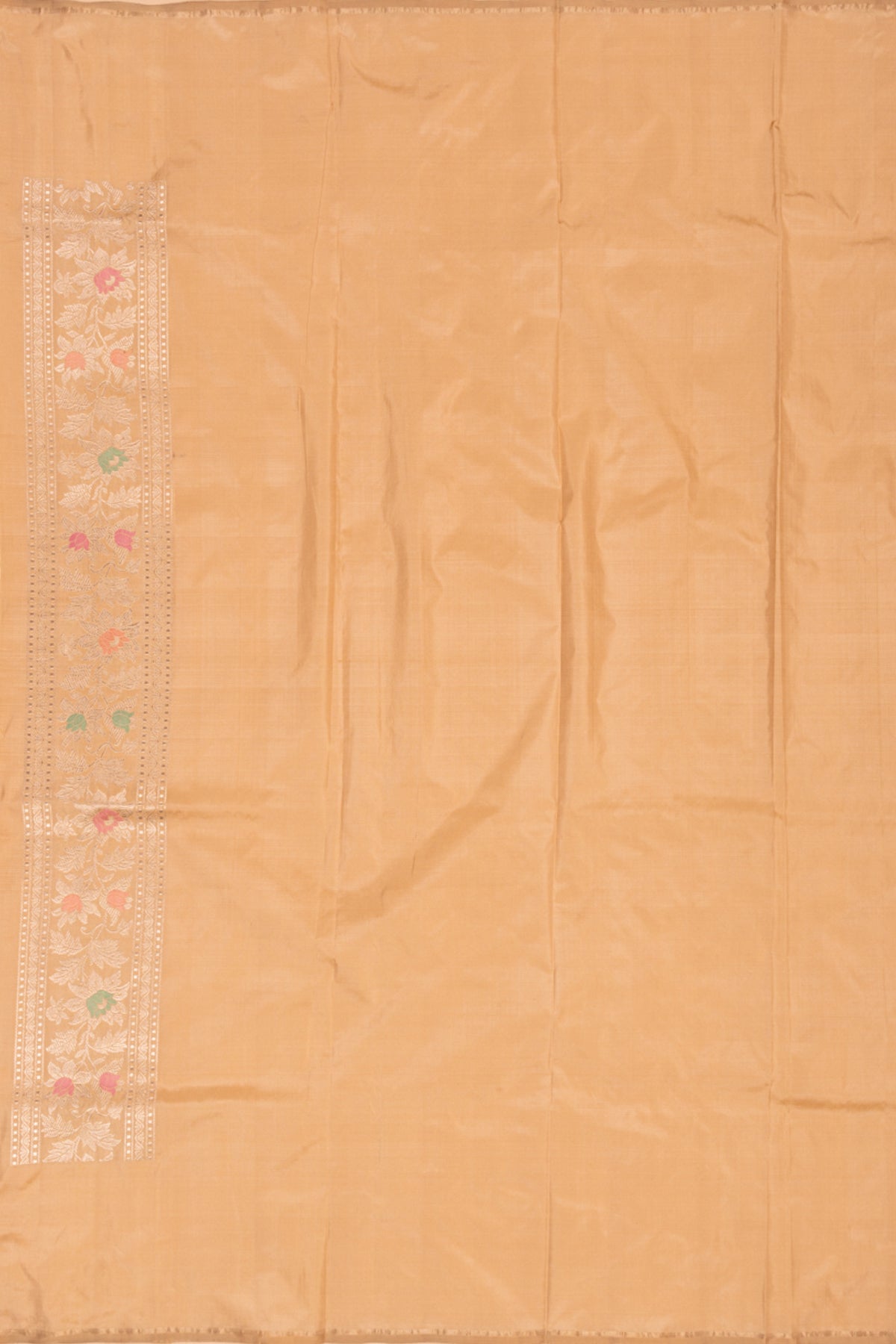 Banarasi Silk Kadwa Jaal Cream Saree