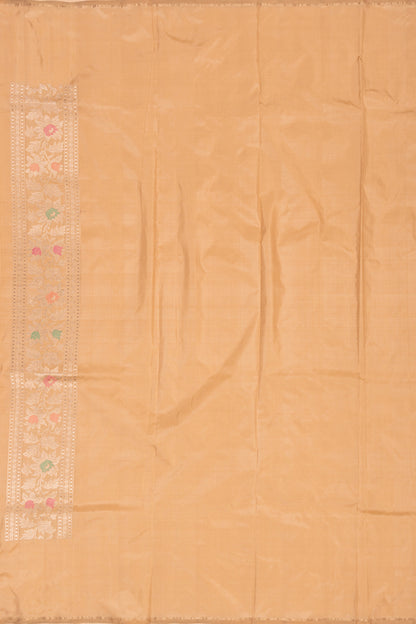 Banarasi Silk Kadwa Jaal Cream Saree