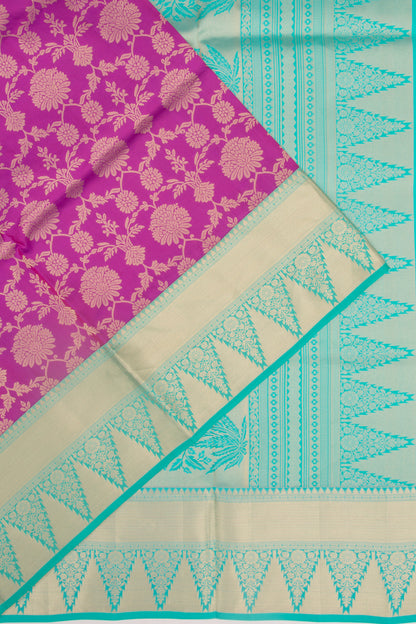 Taranga Kanchi Silk Brocade Purple Saree