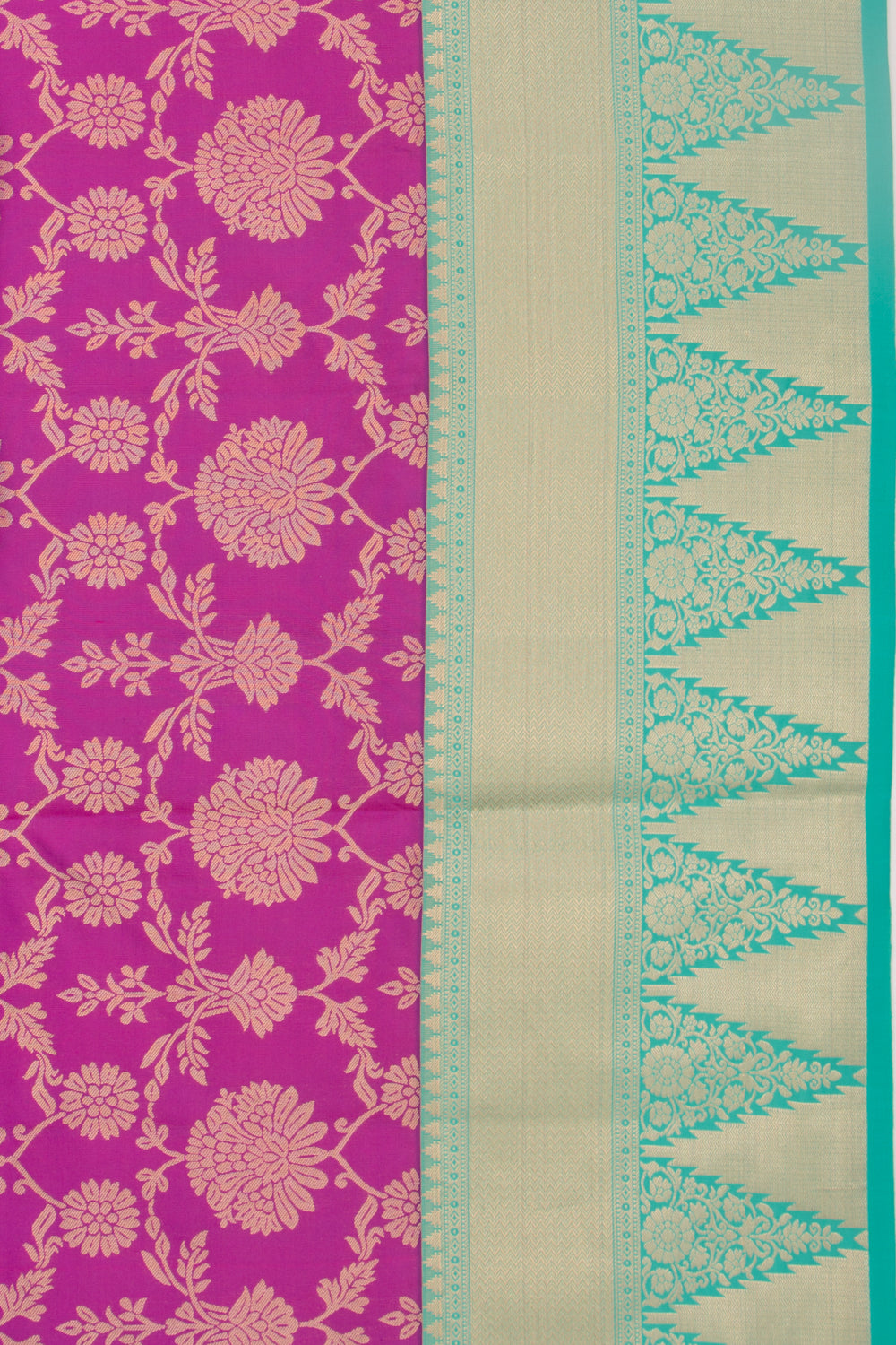 Taranga Kanchi Silk Brocade Purple Saree