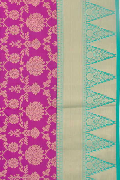 Taranga Kanchi Silk Brocade Purple Saree